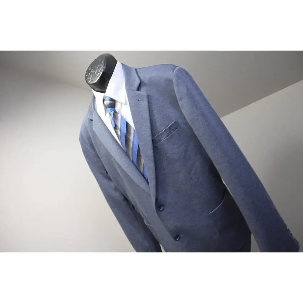 PJ Paul Jones Blue Sports Blazer Jacket 2 Button Stretch‎ Mens Size 2XL